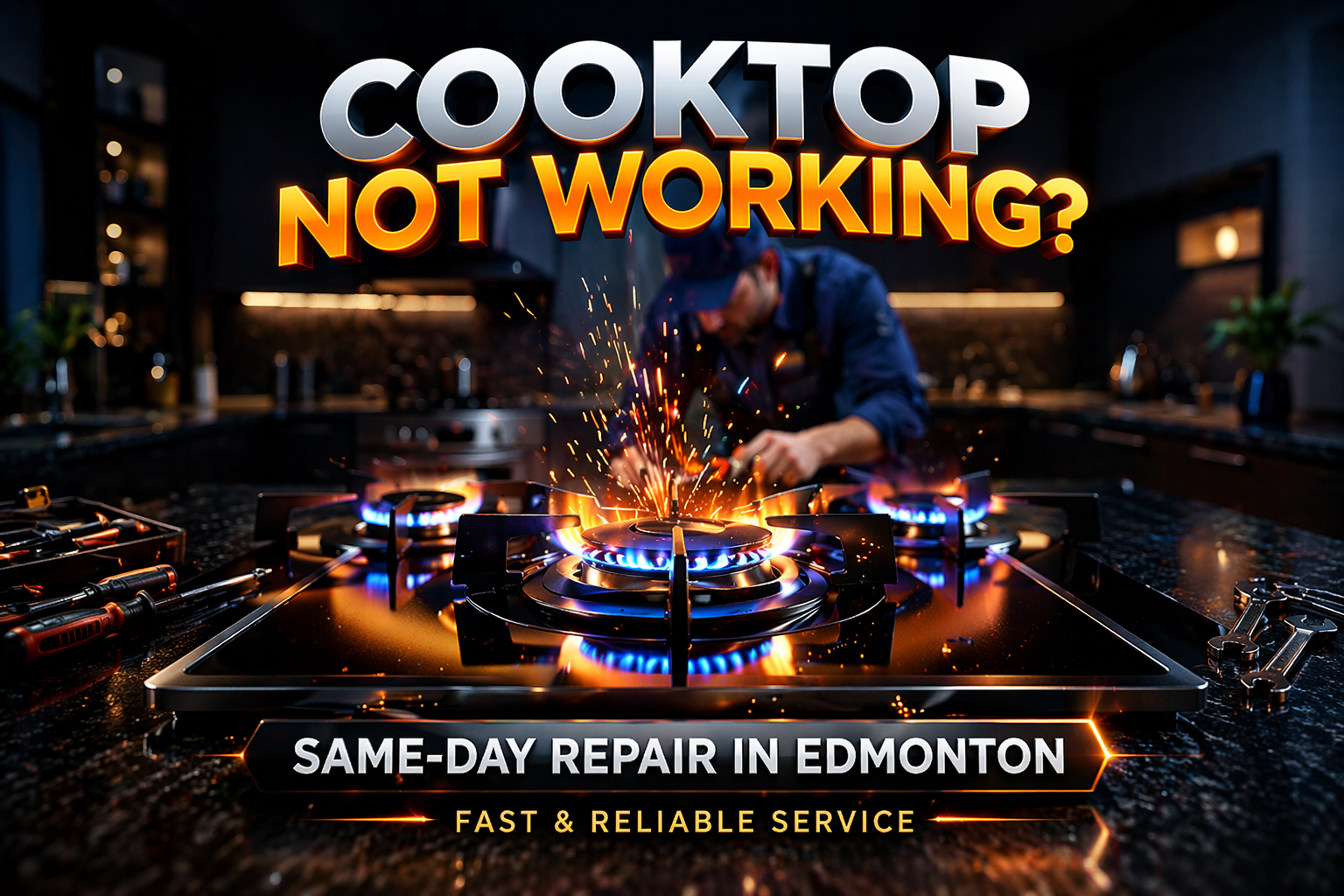 Cooktop Repair Edmonton – Fast & Same-Day Service You Can Trust